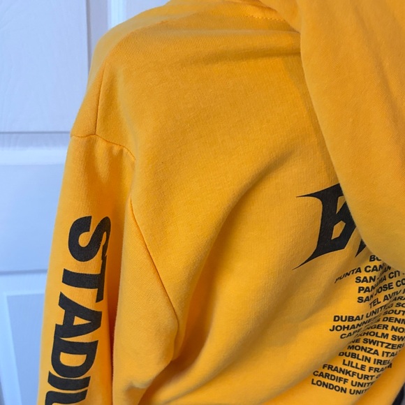 Justin Bieber Purpose Tour Medium Oversized Cropped Hoodie - Picture 10 of 16